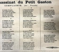 L'assassinat du petit Gaston (version 2)