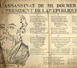 L'assassinat de Mr Doumer, président de la République