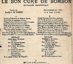 Le bon curé de Bombon, actualité fanatistique