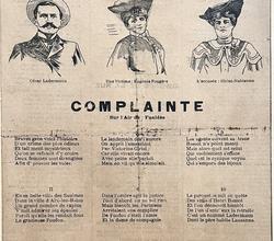 Horrible assassinat, deux femmes étranglées, complainte